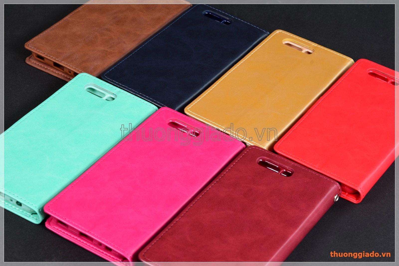 Bao da flip cover Huawei P10 (5.1"), hiệu GOOSPERY/ BLUE MOOM