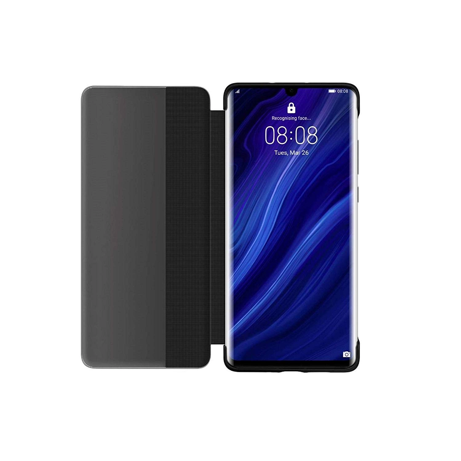 Bao da Huawei P30 Pro Smart View Flip Cover chính hãng Bao da Huawei P30 Pro Smart View Flip Cover chính hãng