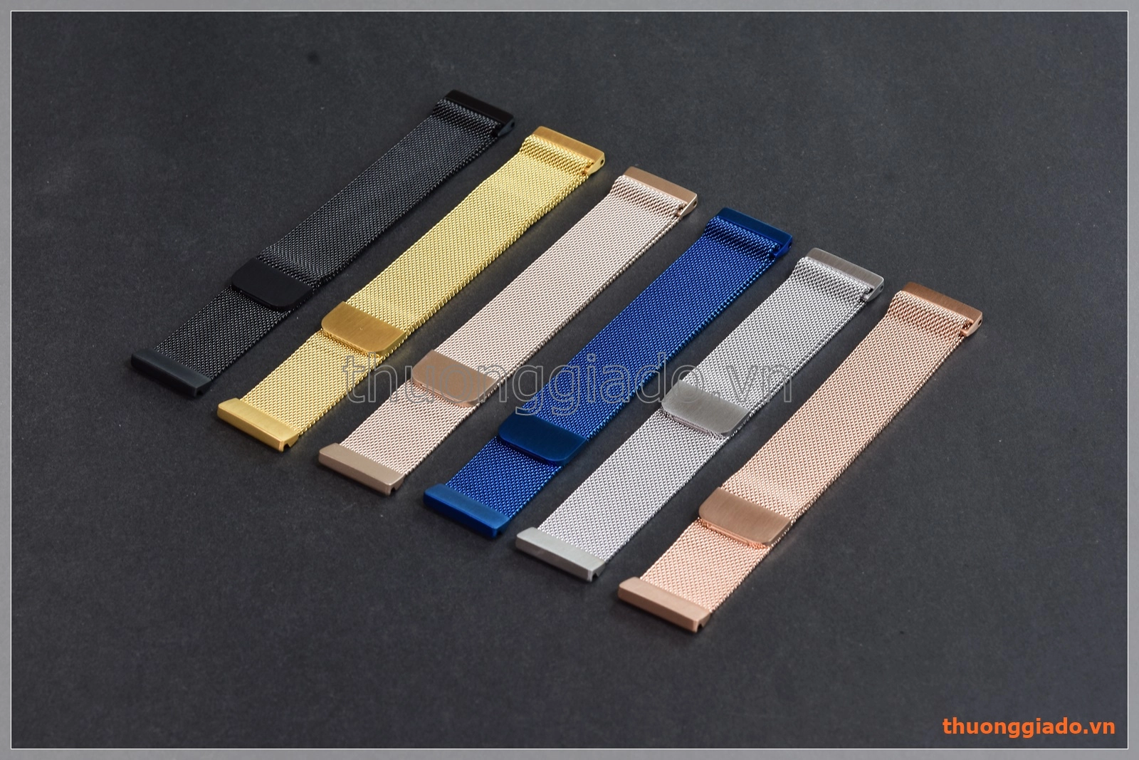 Dây đồng hồ Fitbit Versa (dây lưới thép mắt siêu nhỏ)