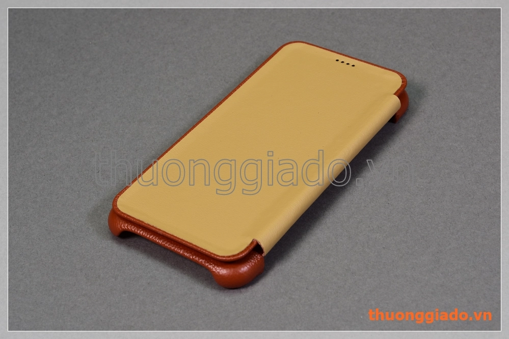 Bao da cầm tay iPhone Xs Max (6.5"), hiệu Xoomz (da bò thật)