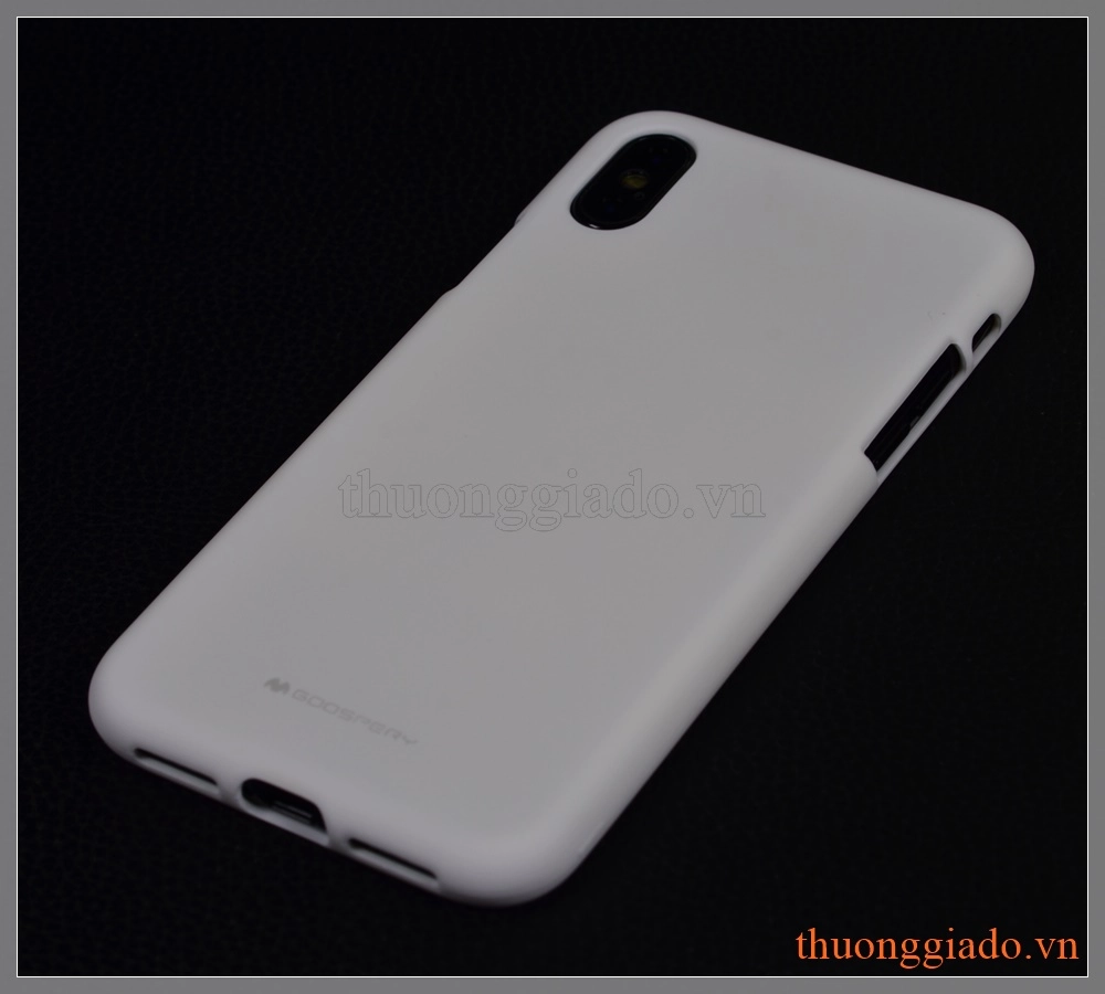 Ốp lưng silicone iPhone X (5.8"), hiệu MERCURY, Soft Feeling