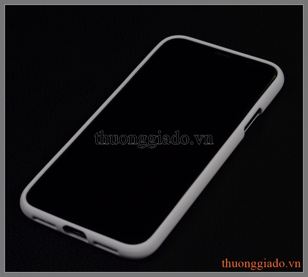 Ốp lưng silicone iPhone X (5.8"), hiệu MERCURY, Soft Feeling