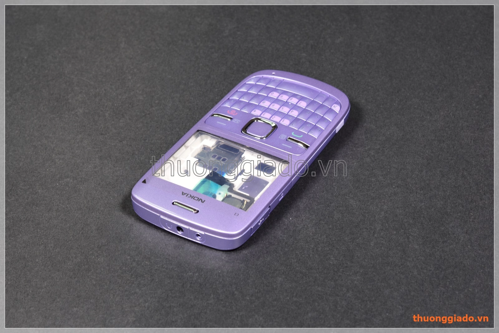 Thay vỏ Nokia C3-00 màu tím, original housing
