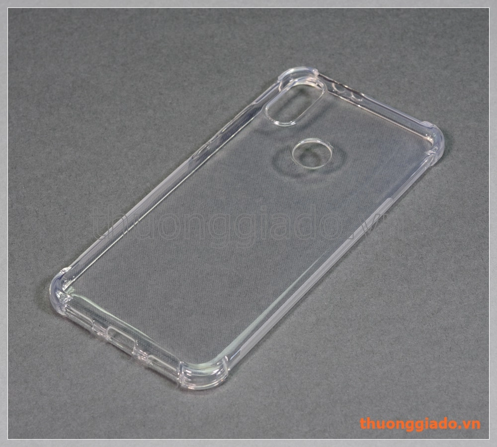Ốp lưng silicone Mi 6X (5.99"), Mi6X, Mi A2, ốp trong suốt chống sốc bốn góc