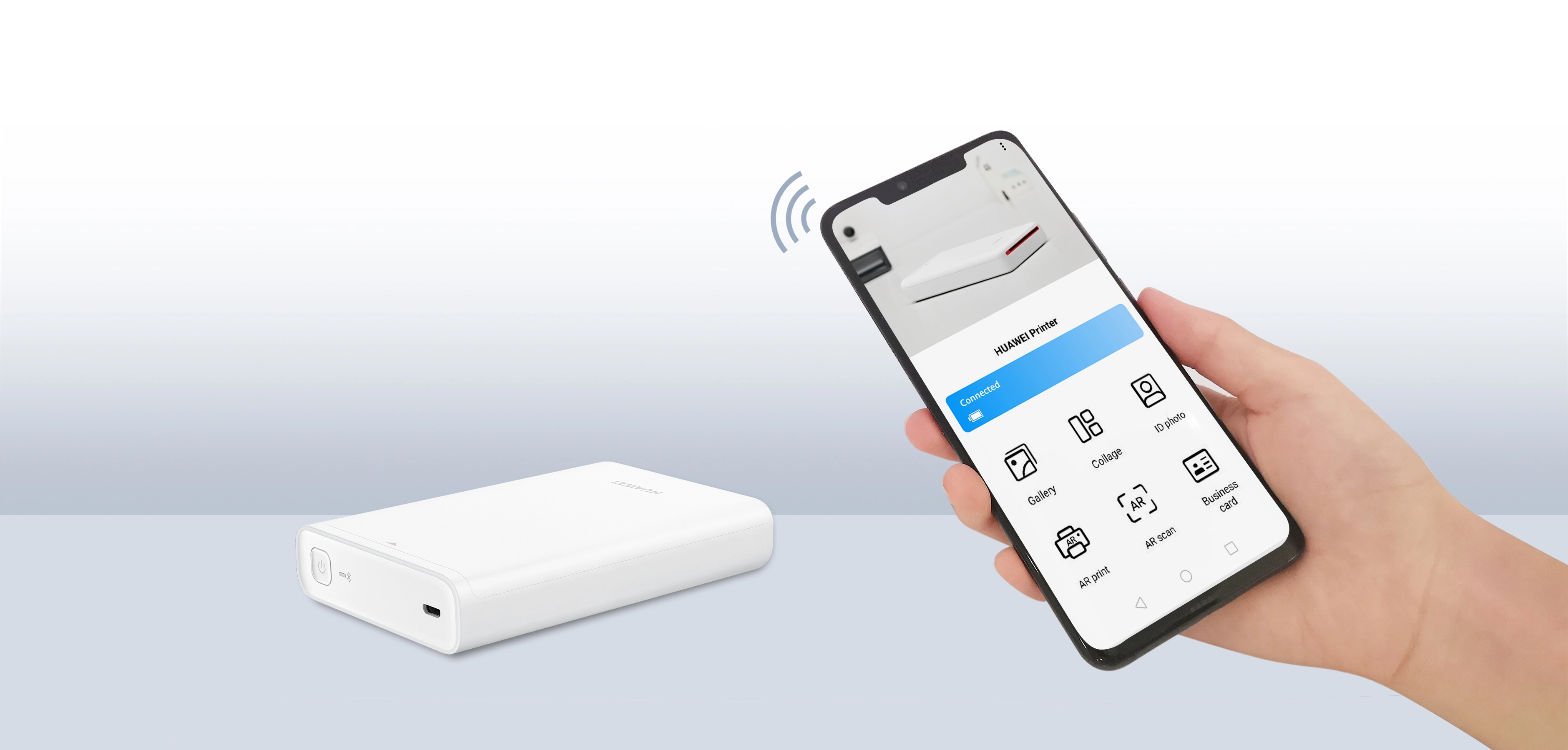 Máy in ảnh mini Huawei CV80,in ảnh bỏ túi, in danh thiếp, in ảnh AR