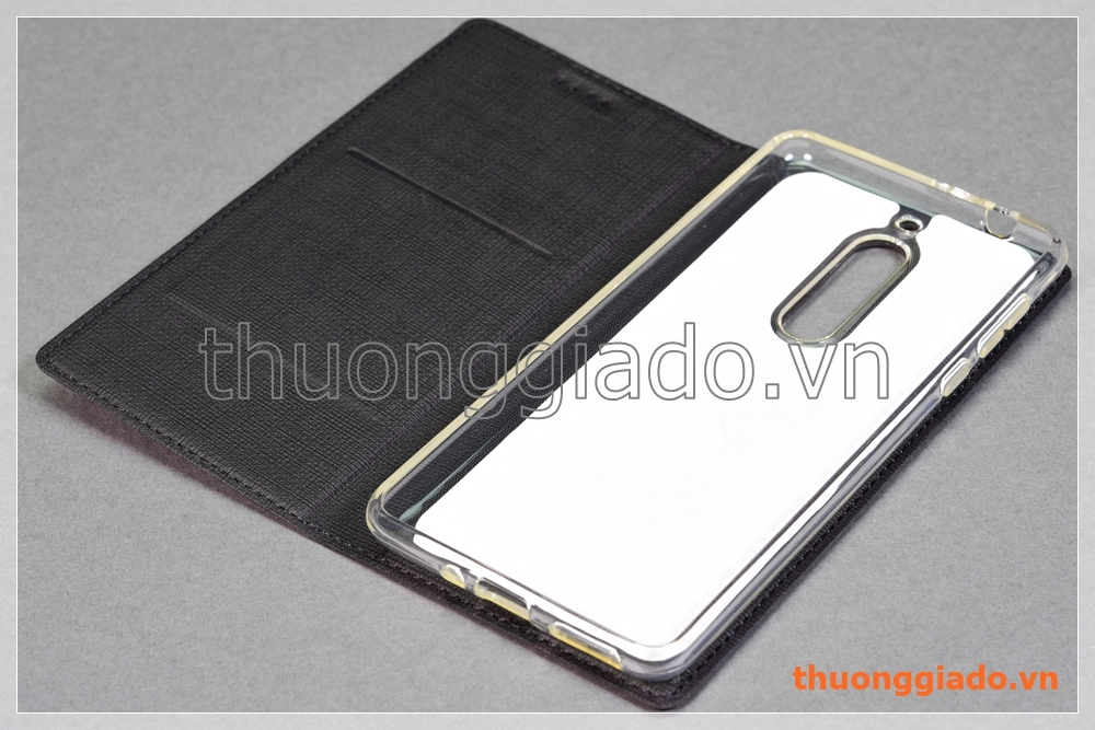 Bao Da Nokia 5 (5.2") flip leather case, hiệu Vili