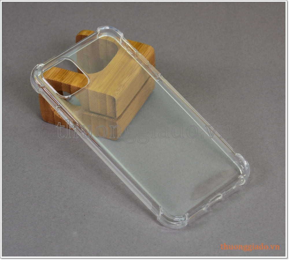 Ốp lưng silicone iPhone 11 Pro Max 6.5", ốp dẻo trong suốt chống sốc 4 góc