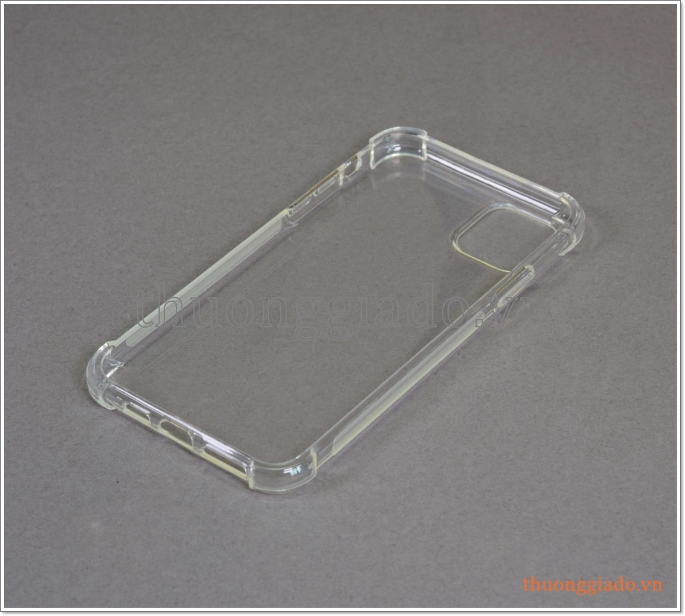 Ốp lưng silicone iPhone 11 Pro Max 6.5", ốp dẻo trong suốt chống sốc 4 góc