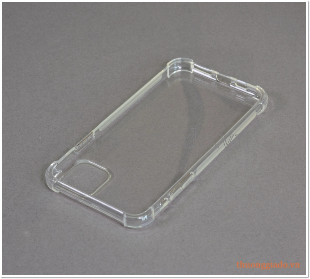 Ốp lưng silicone iPhone 11 Pro Max 6.5", ốp dẻo trong suốt chống sốc 4 góc