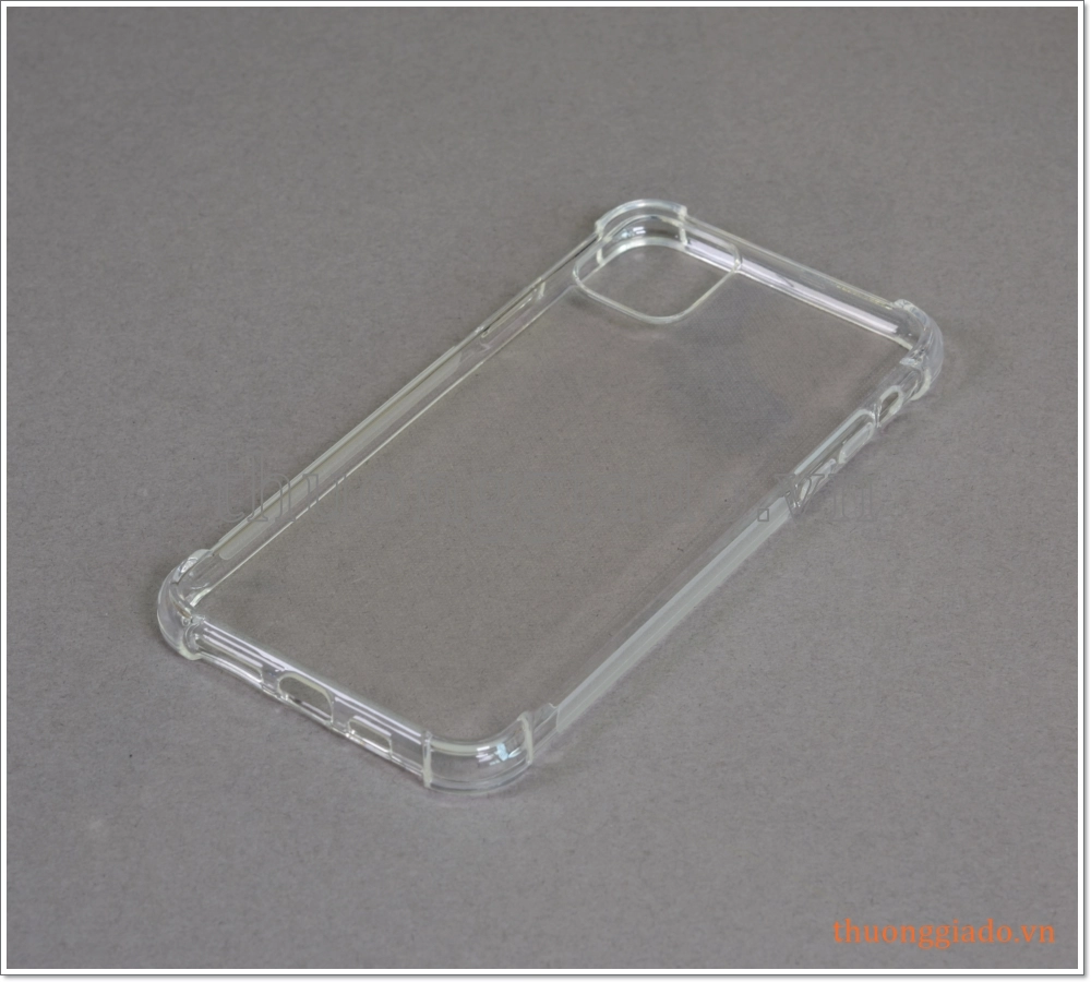Ốp lưng silicone iPhone 11 Pro Max 6.5", ốp dẻo trong suốt chống sốc 4 góc