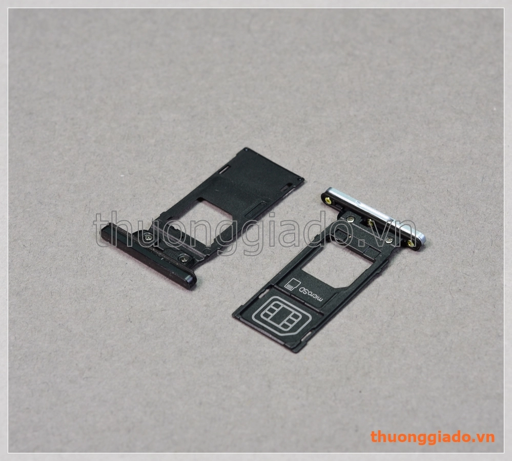 Khay sim Sony Xperia XZ2 Premium (khay sim hybrid, gồm ngăn đựng thẻ nhớ)