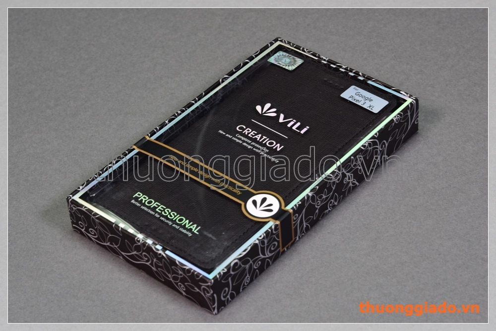 Bao da Google Pixel 3 XL flip leather case, hiệu Vili