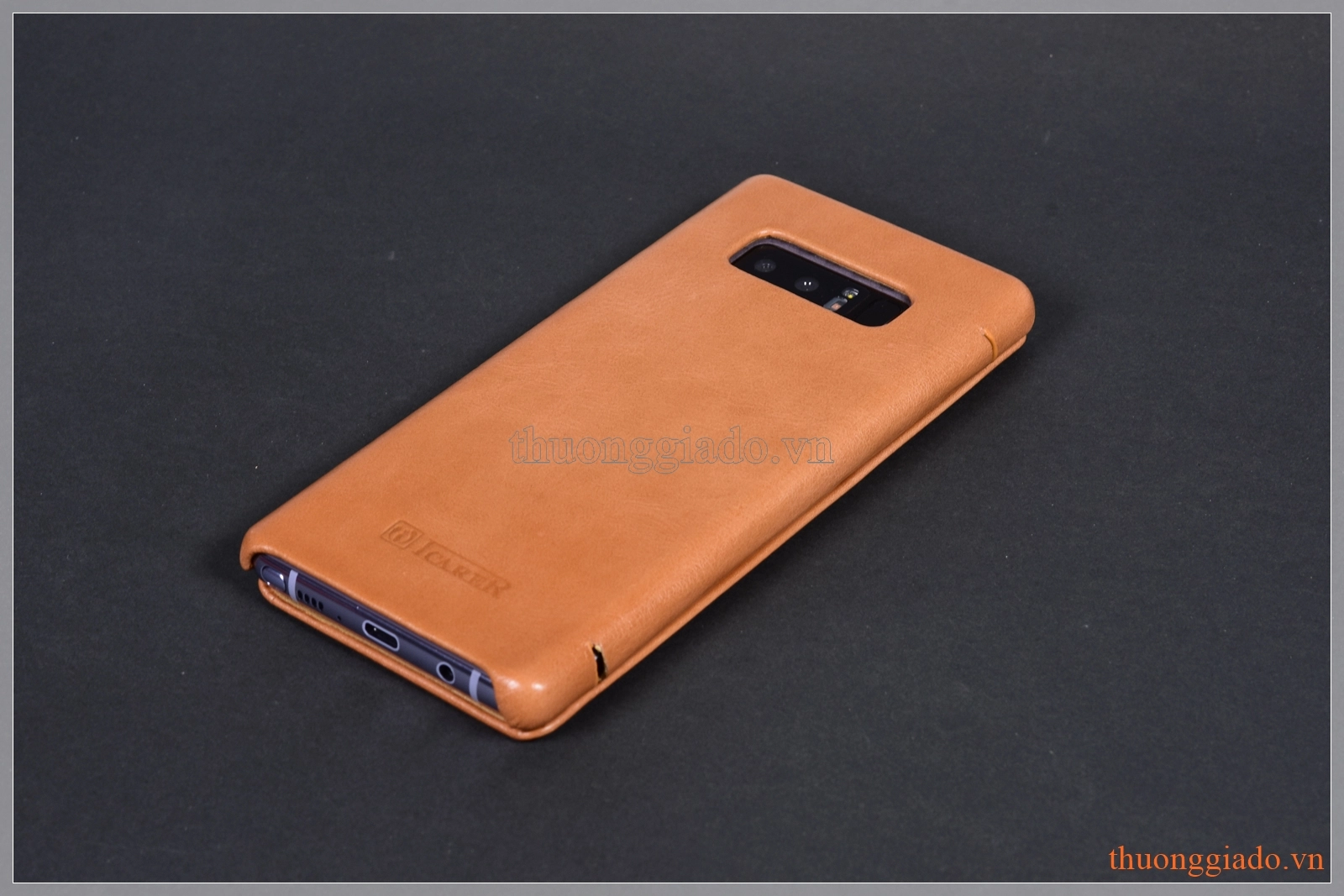 Bao da cầm tay Samsung Galaxy Note 8/ N950 (hiệu Icarer, da mịn) Bao da cầm tay Samsung Galaxy Note 8/ N950 (hiệu Icarer, da mịn)