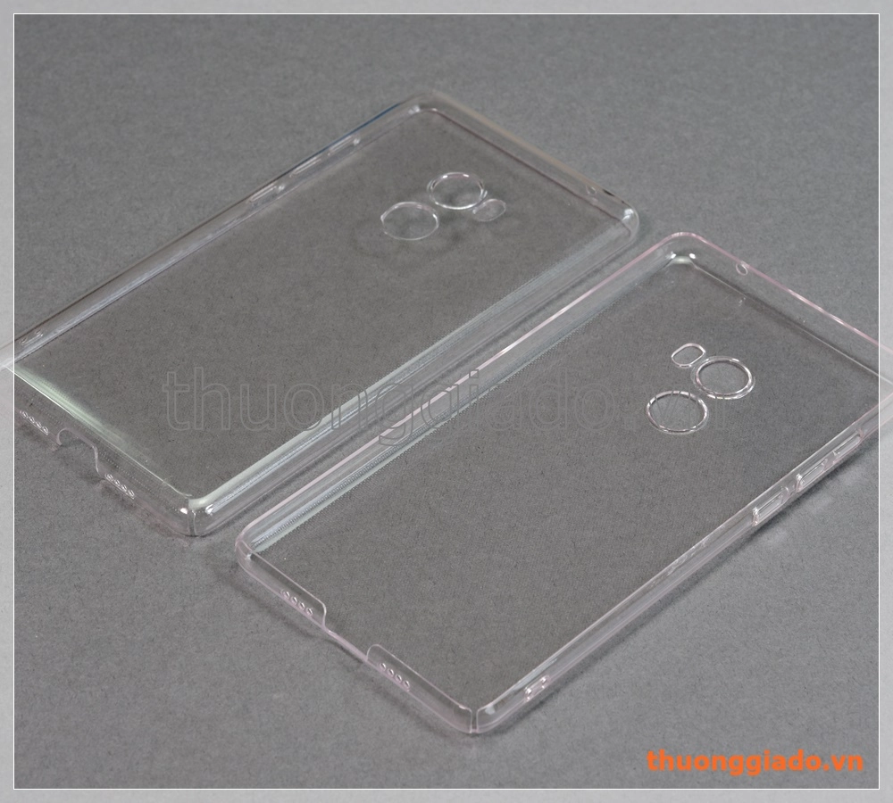 Ốp lưng Mi Mix 2 (5.99"), nhựa cứng trong suốt