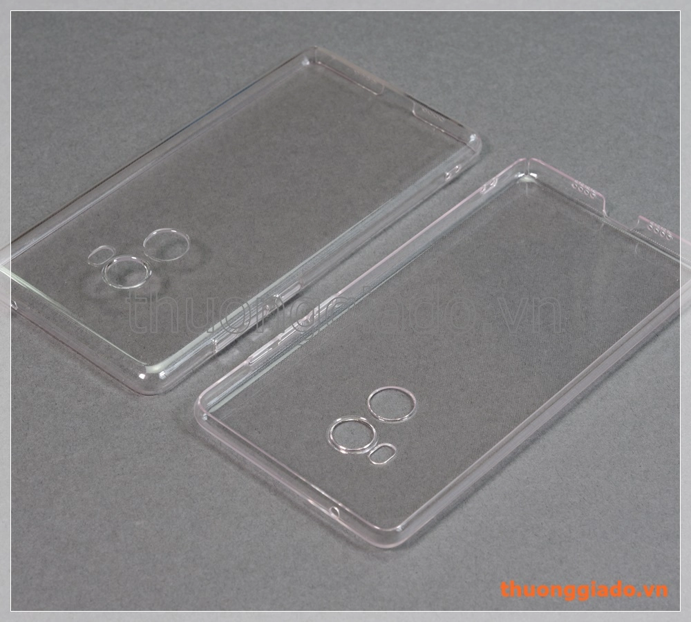 Ốp lưng Mi Mix 2 (5.99"), nhựa cứng trong suốt