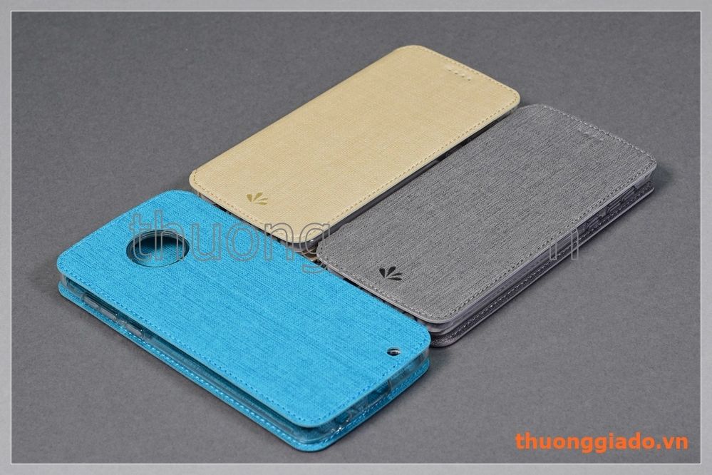 Bao da cầm tay Moto G6 Plus, Motorola flip leather case, hiệu Vili