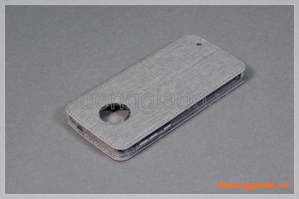 Bao da cầm tay Moto G6 Plus, Motorola flip leather case, hiệu Vili