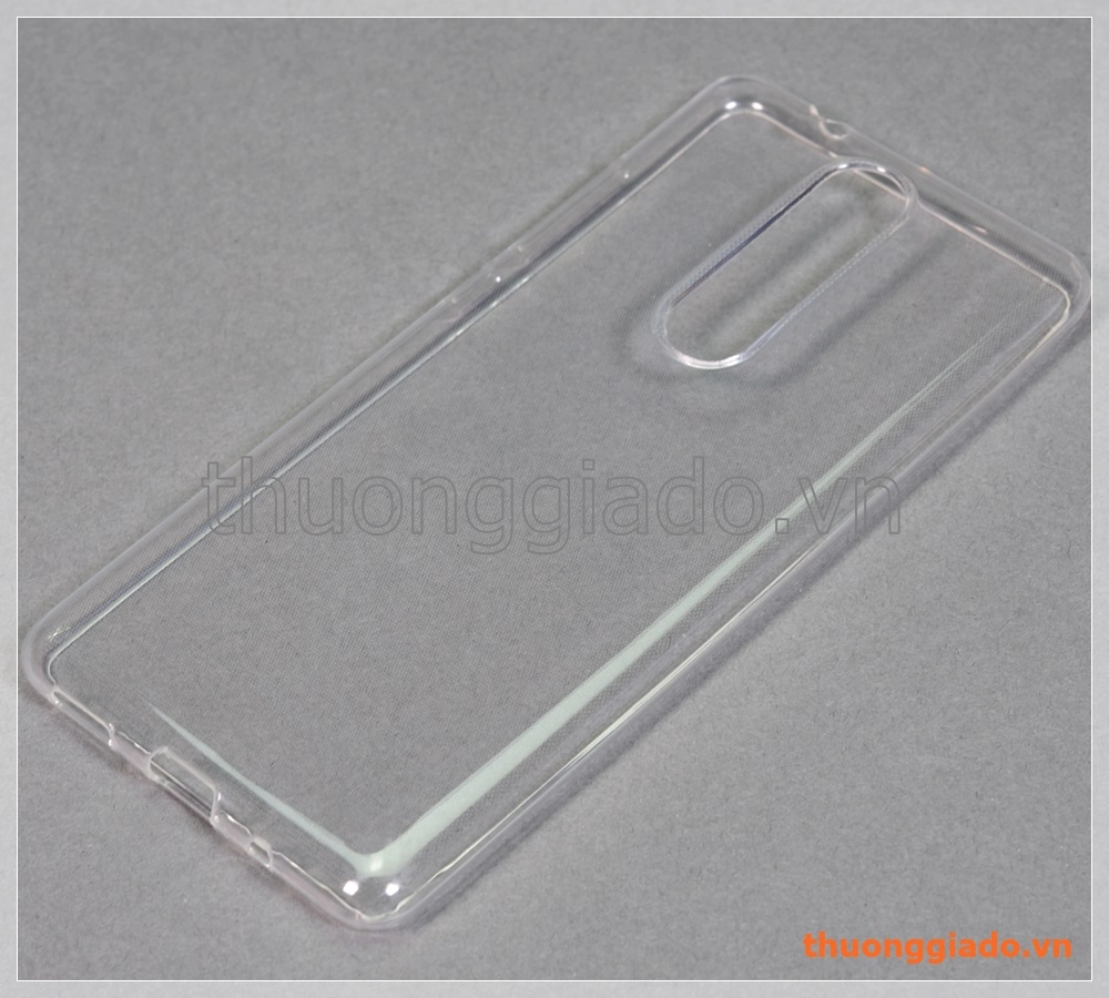 Ốp lưng silicone Nokia 5.1 (5.5"), loại trong suốt
