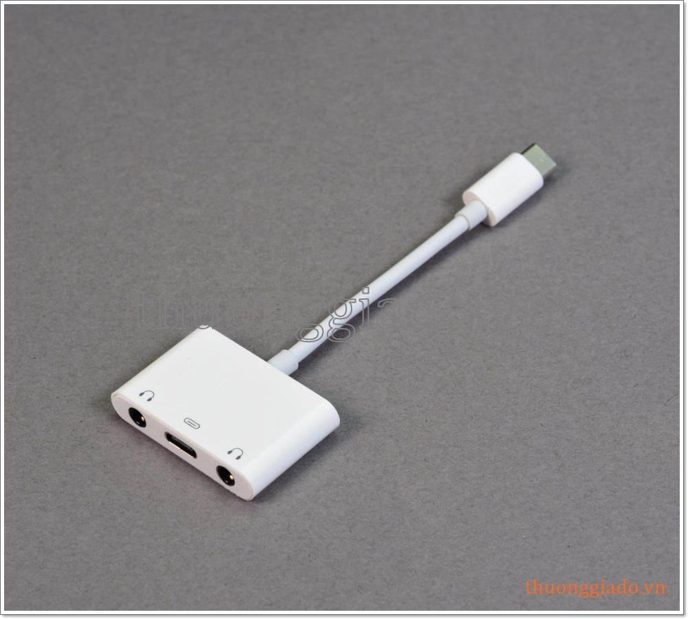 Cáp chuyển đổi tai nghe type c sang chân tròn 3.5mm (1 ra 3), pixel 2 xl Cáp chuyển đổi tai nghe type c sang chân tròn 3.5mm (1 ra 3), pixel 2 xl