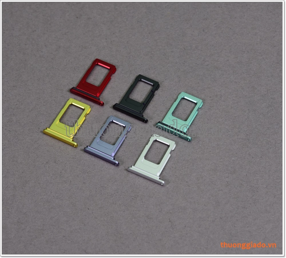 Khay sim iPhone 11 (6.1 inch),bản 2 sim (dual sim),02 ngăn đựng nano sim