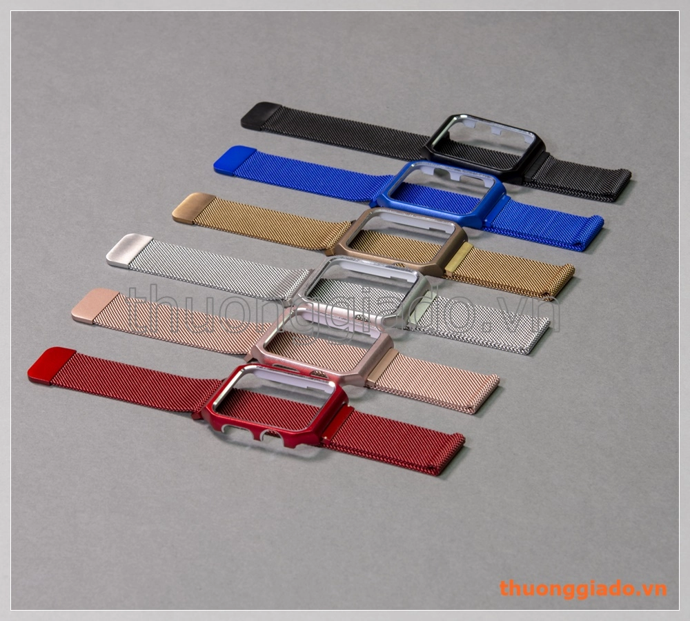 Dây đồng hồ Apple Watch 42mm (dây lưới thép kèm ốp nhôm, khóa hít nam châm) Dây đồng hồ Apple Watch 42mm (dây lưới thép kèm ốp nhôm, khóa hít nam châm)