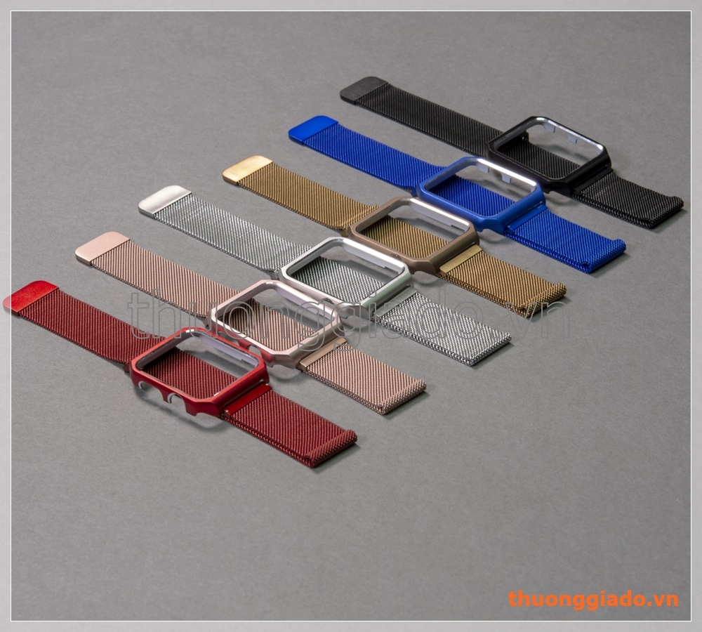 Dây đồng hồ Apple Watch 42mm (dây lưới thép kèm ốp nhôm, khóa hít nam châm) Dây đồng hồ Apple Watch 42mm (dây lưới thép kèm ốp nhôm, khóa hít nam châm)