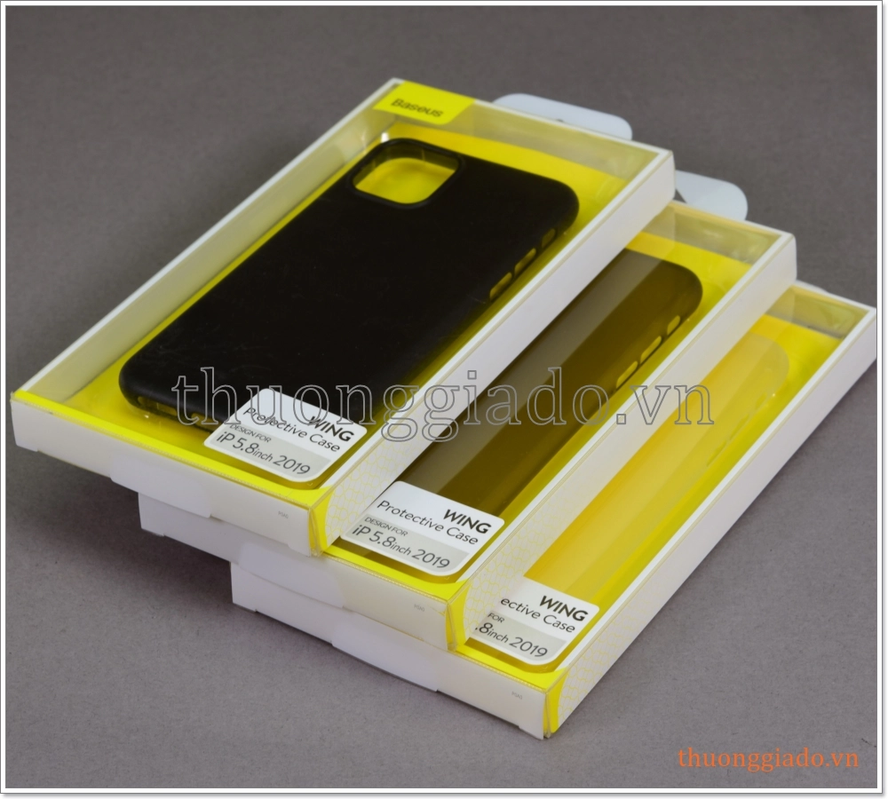Ốp lưng siêu mỏng iPhone 11 Pro (5.8"), hiệu Baseus Wing Protective Case Ốp lưng siêu mỏng iPhone 11 Pro (5.8"), hiệu Baseus Wing Protective Case