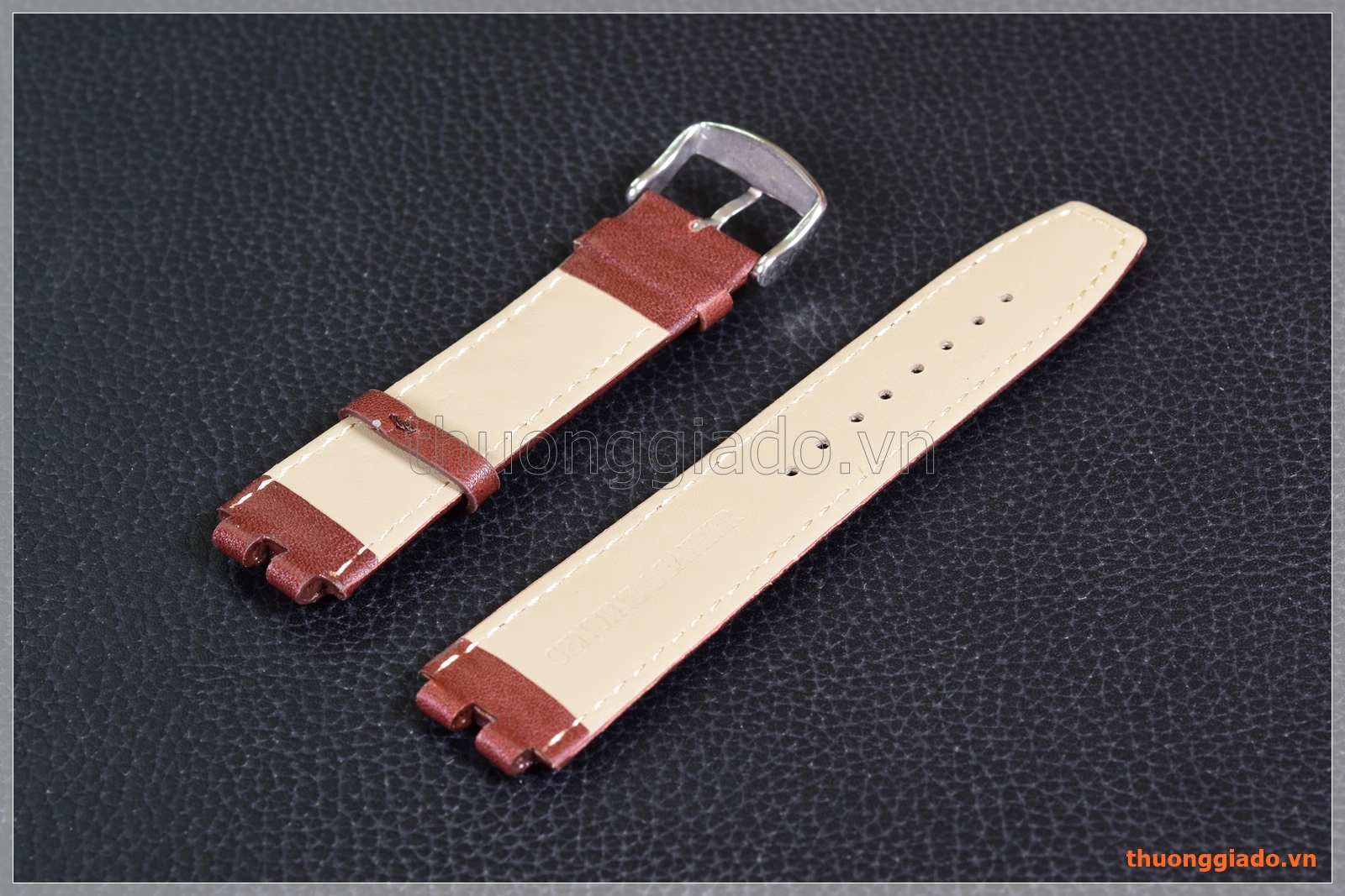 Dây đồng đồ Pebble Steel Smart Watch (chất liệu da bò)