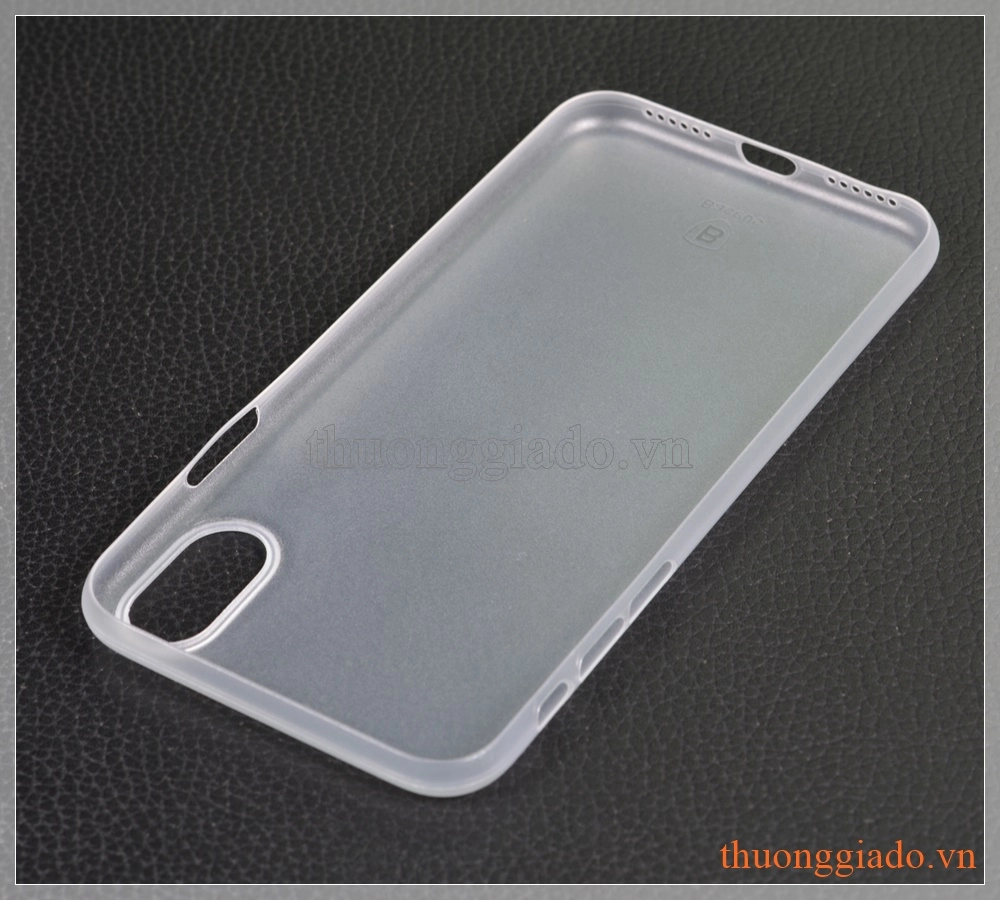 Vỏ ốp nhựa siêu mỏng iPhone X (5.8"), hiệu Baseus, Wing case