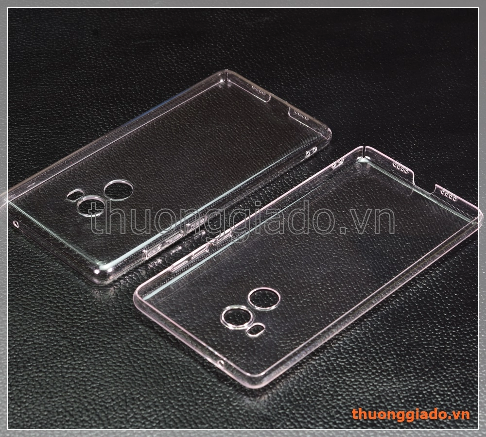 Ốp lưng Mi Mix 2 (5.99"), nhựa cứng trong suốt