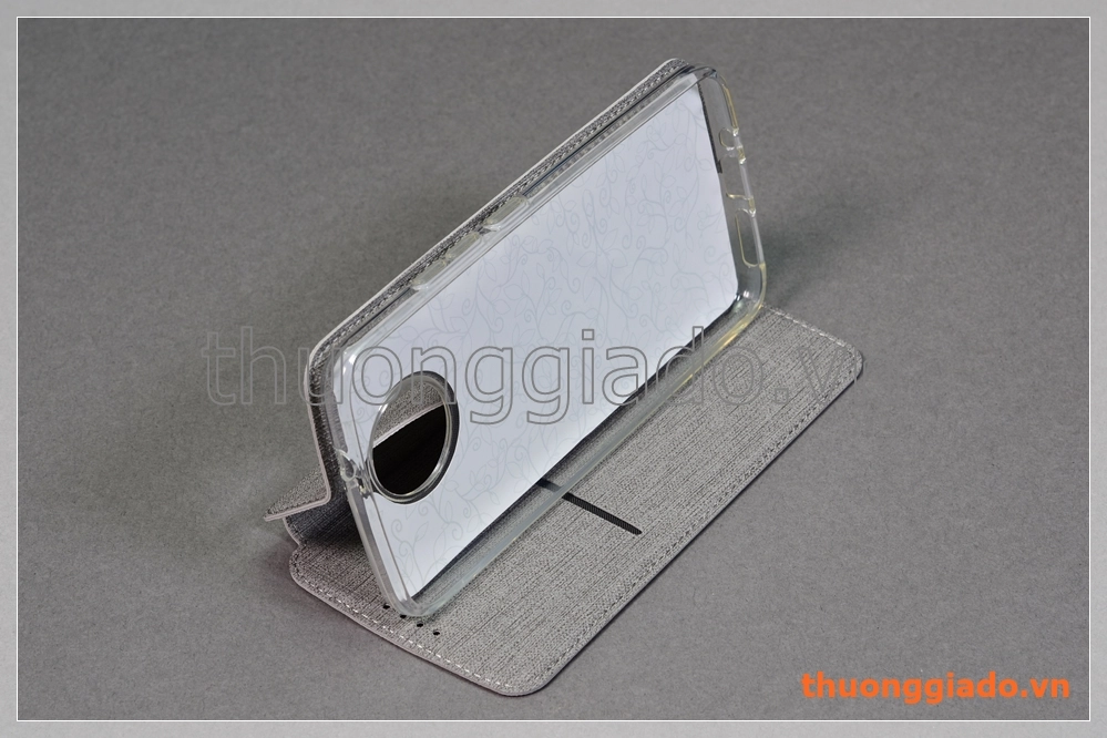 Bao da cầm tay Moto G5s, Motorola flip leather case, hiệu Vili