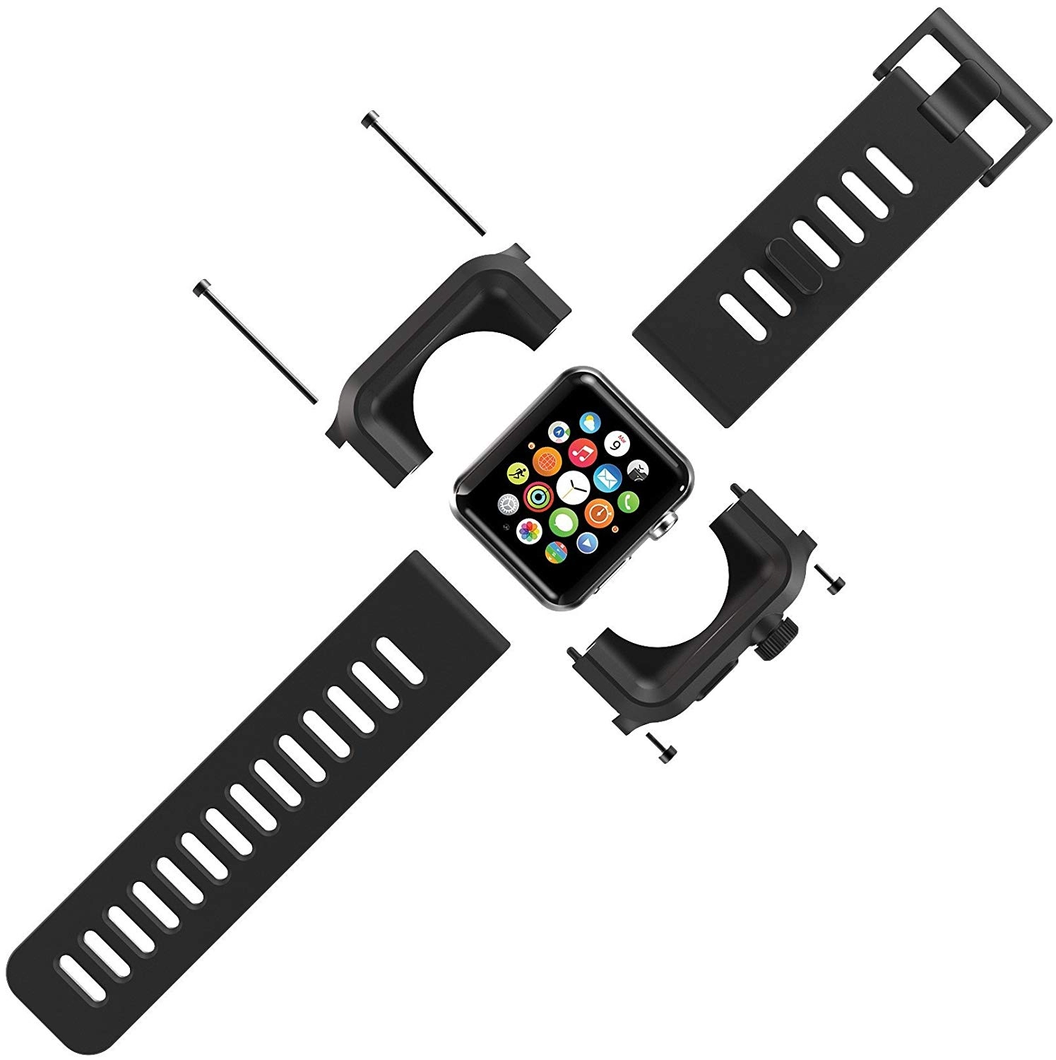 LUNATIK EPIK Polycarbonate Case and Silicone Strap for Apple Watch 42mm Series 1