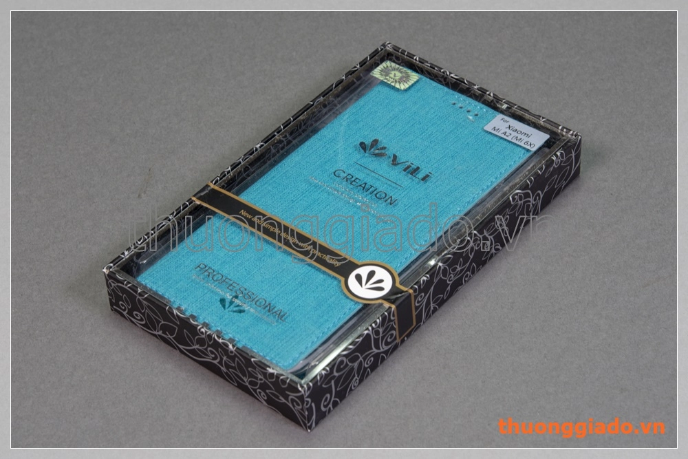 Bao da thời trang Mi 6X (5.99")/ Mi6X/ Mi A2 flip leather case (hiệu Vili)