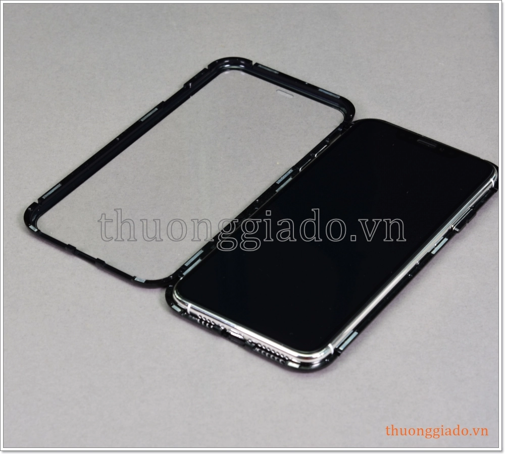 Ốp kính cường lực iPhone Xs Max (6.5 inch), Ốp Full mặt trước+sau