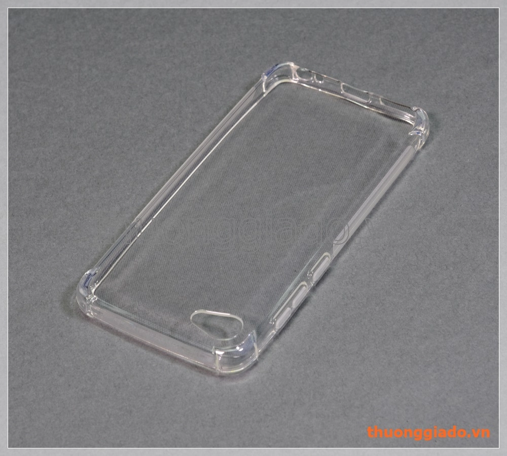 Ốp lưng silicone HTC Desire 12 (5.5"), ốp trong suốt chống sốc bốn góc