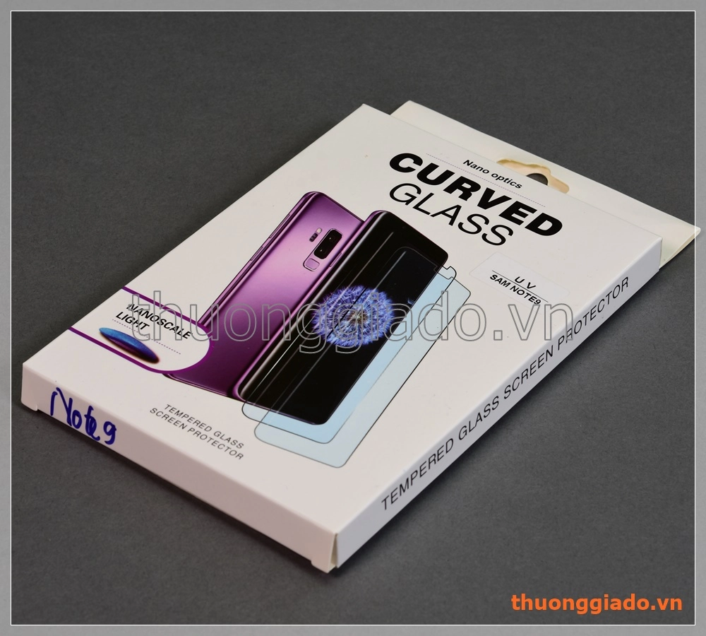 Dán kính cường lực Galaxy Note 9/ N960 (dán full keo UV)