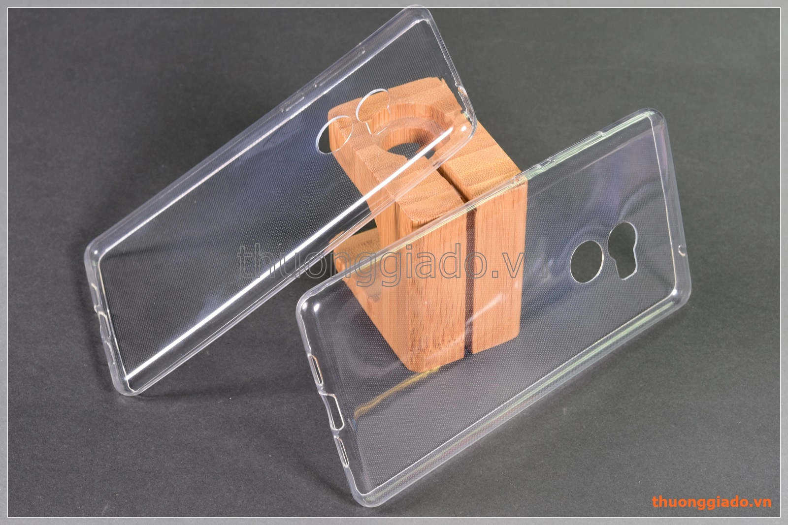 Ốp lưng silicone cho Mi Mix 2 (5.99"), loại siêu mỏng trong suốt, mẫu 2