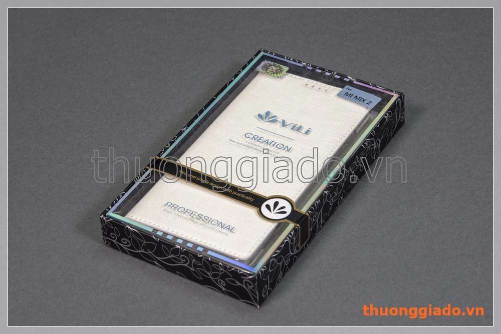 Bao da thời trang Mi Mix 2 (5.99") flip leather case (hiệu Vili)
