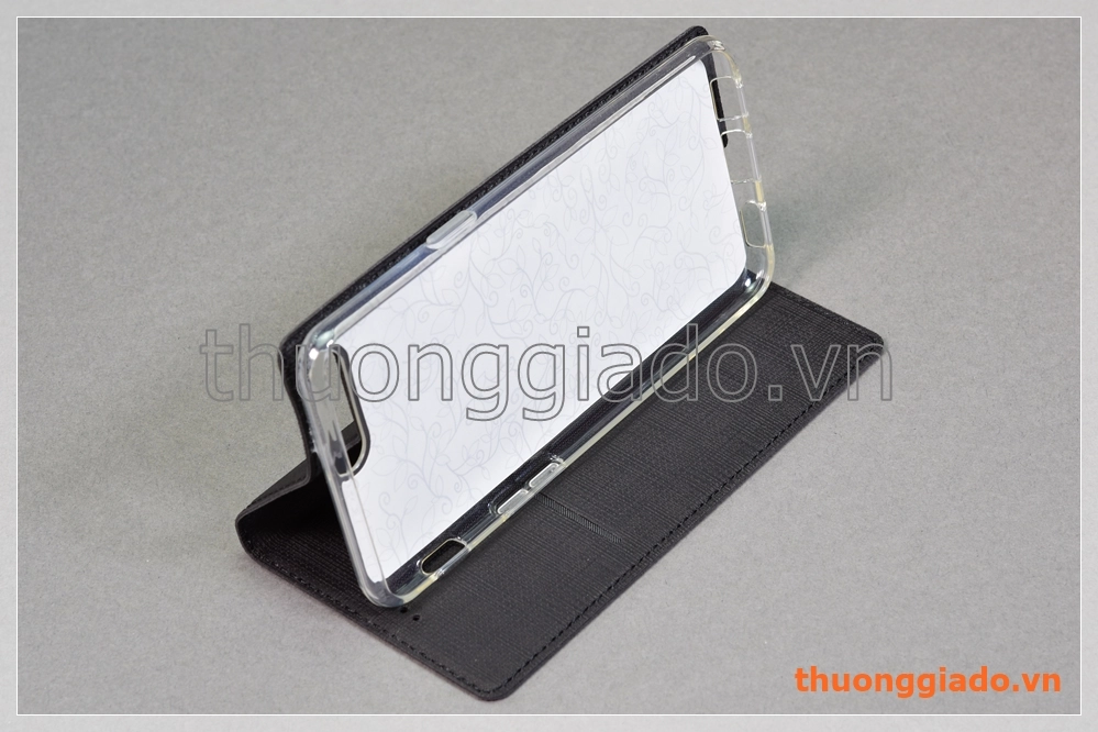 Bao da cầm tay OnePlus 5 (1+5) flip leather case, hiệu Vili Bao da cầm tay OnePlus 5 (1+5) flip leather case, hiệu Vili
