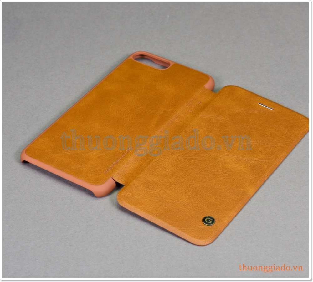 Bao da iPhone 7 Plus/8 Plus, bao da cầm tay, nắp gập mở, hiệu G-CASE, Business Series