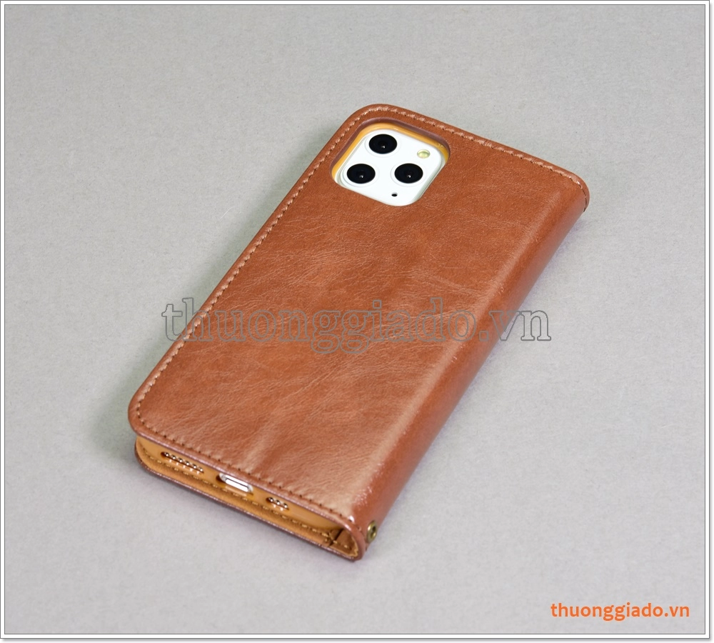 Bao da iPhone 11 Pro (5.8 inch), bao da cầm tay, chất liệu da bò, thời trang Bao da iPhone 11 Pro (5.8 inch), bao da cầm tay, chất liệu da bò, thời trang