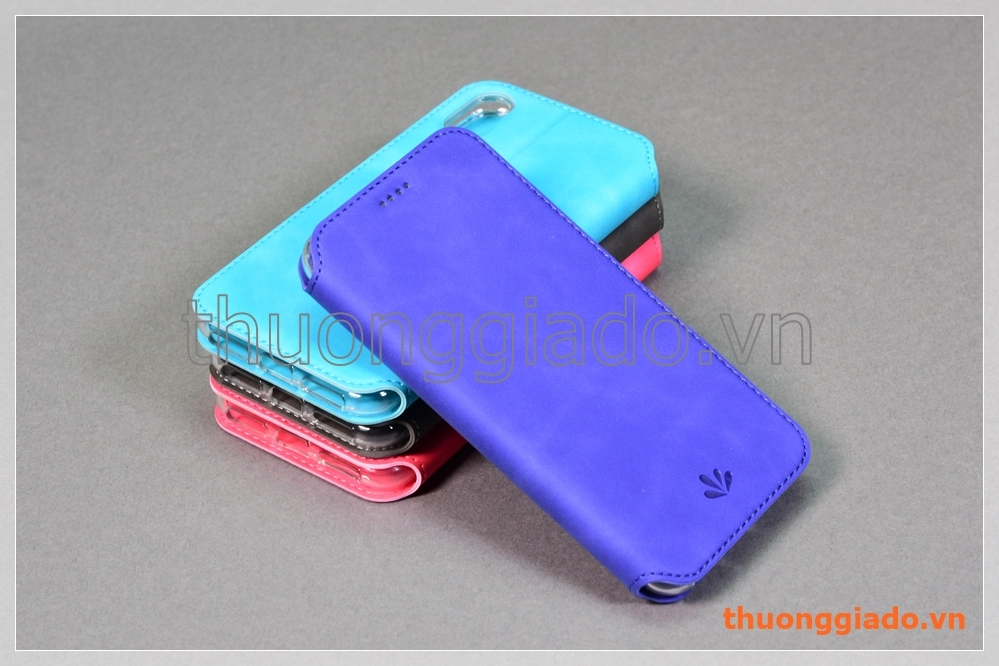 Bao da iPhone Xs (5.8"), iPhone X (5.8") smart flip leather case, hiệu Vili