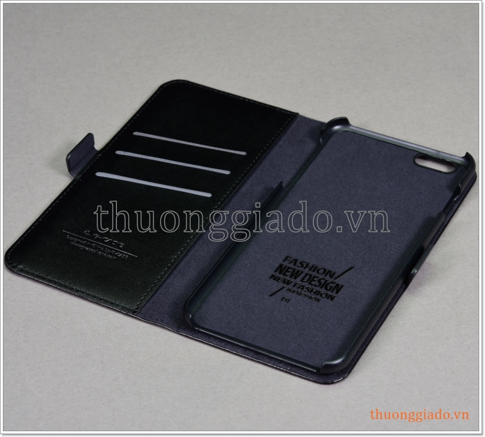 Bao da iPhone 6S Plus, bao da cầm tay, nắp gập mở, hiệu G-CASE, Honour Series