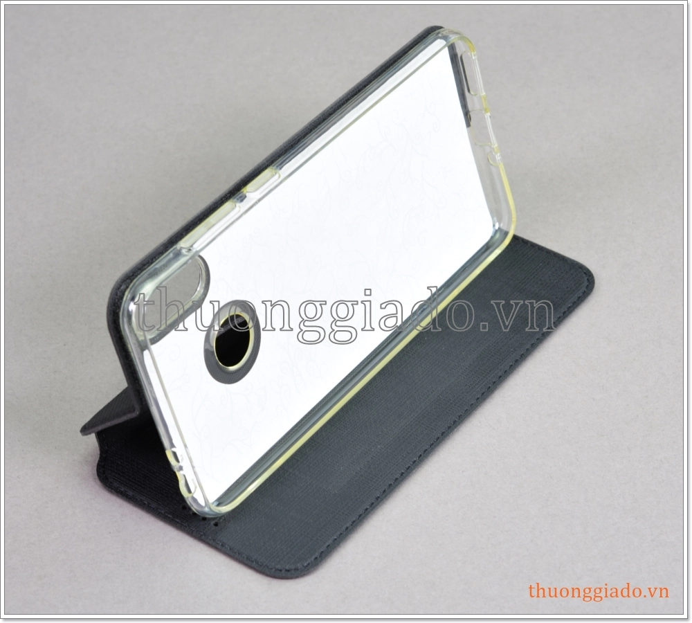 Bao da Asus Zenfone Max (M2) ZB633KL, bao da cầm tay, nắp gập mở, hiệu Vili