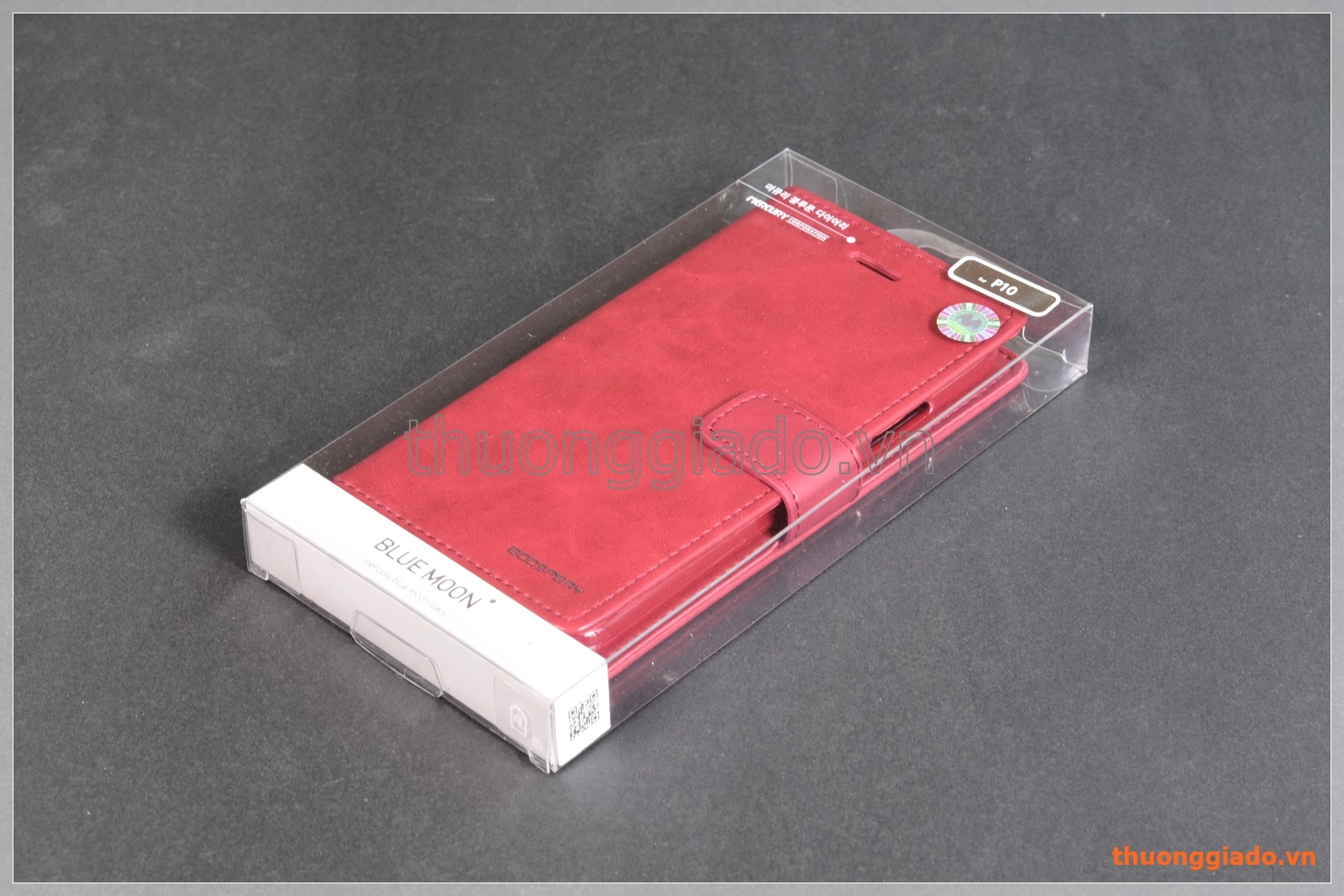 Bao da flip cover Huawei P10 (5.1"), hiệu GOOSPERY/ BLUE MOOM