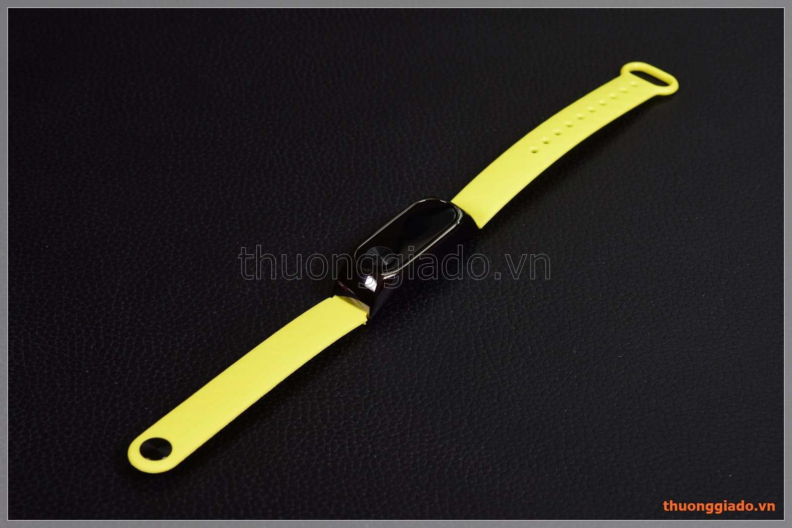 Dây Mi Band 2 (dây cao su, viền hợp kim, mẫu 2)