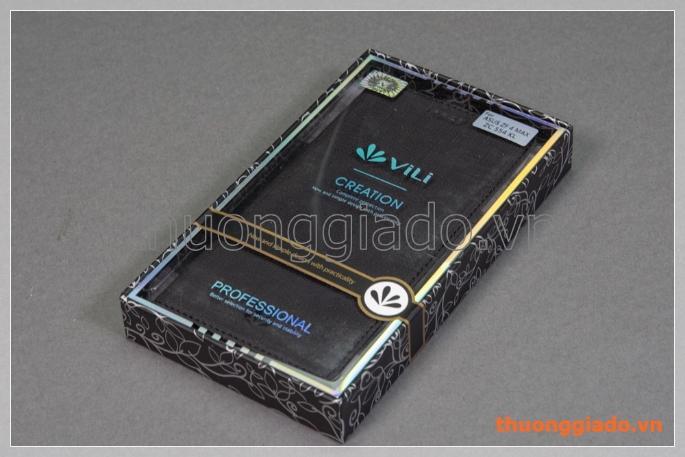 Bao da Asus ZenFone 4 Max Pro (ZC554KL) flip leather case, hiệu Vili