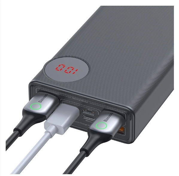Pin sạc dự phòng Baseus 30000mAh 33W  BS-30KP302, PD3.0+QC3.0