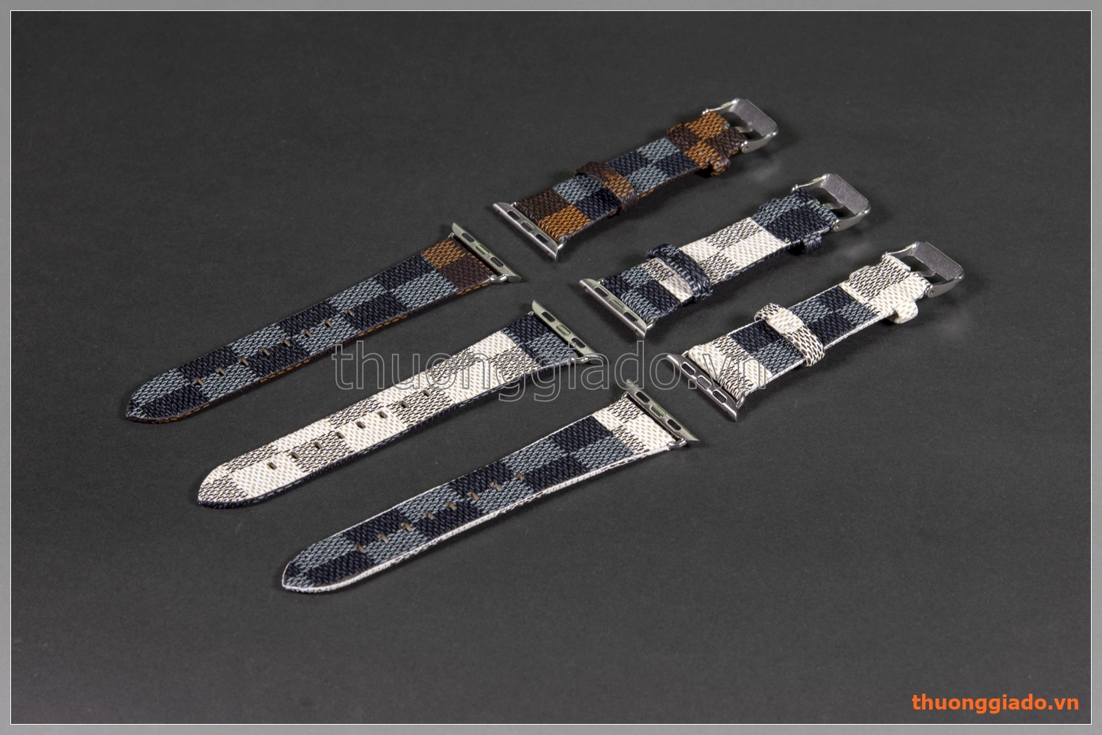 Dây da cho đồng hồ Apple Watch 38mm (phong cách LV - Louis Vuitton)