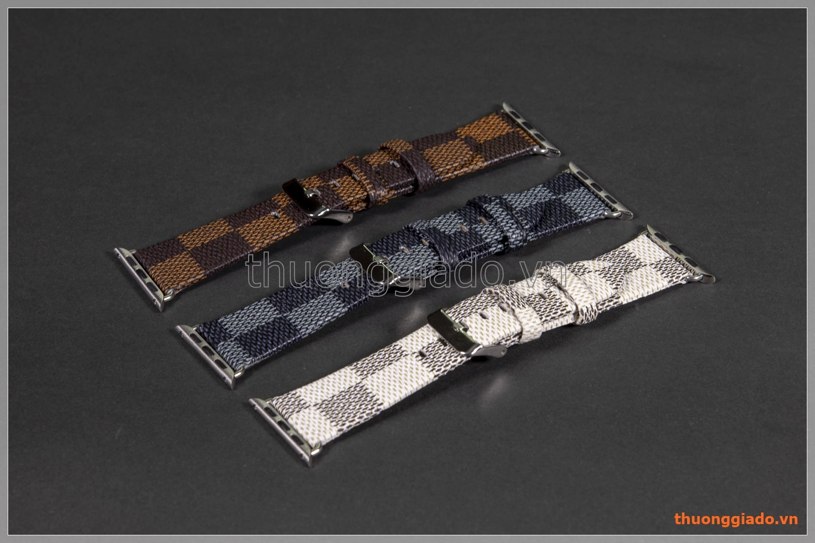 Dây da cho đồng hồ Apple Watch 38mm (phong cách LV - Louis Vuitton)